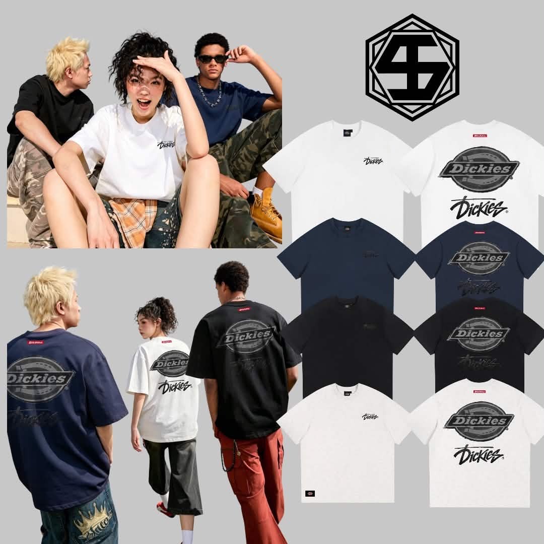 預購 DICKIES 復古 經典 美式 字母 LOGO 背殺 雙LOGO印花 短T 3色