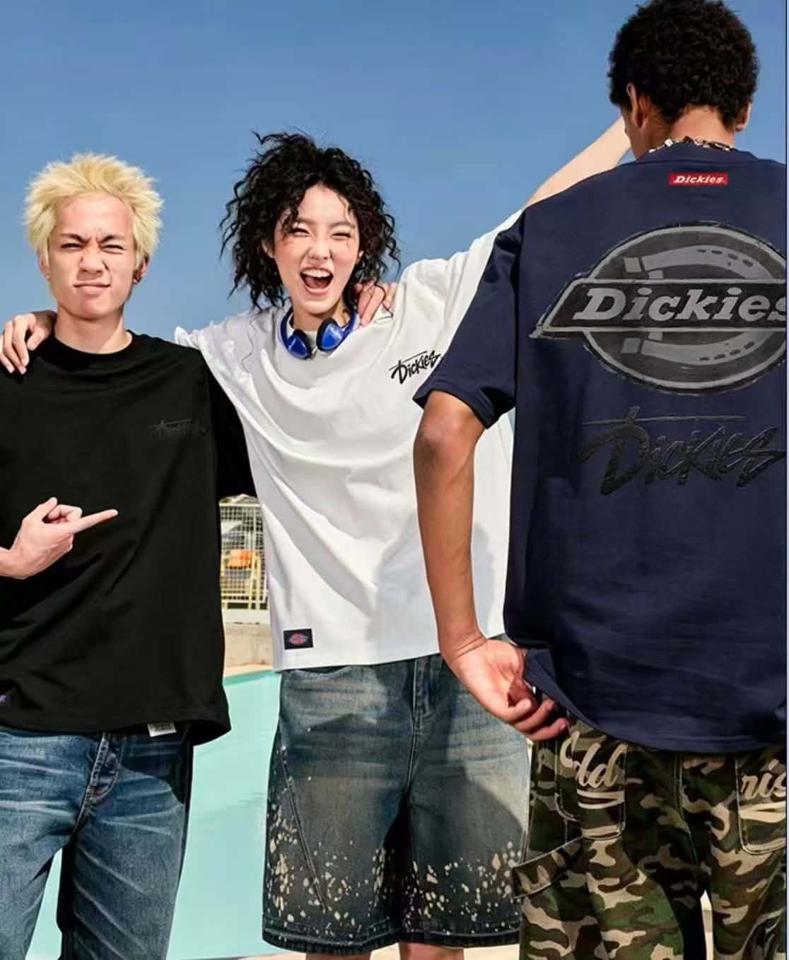 預購 DICKIES 復古 經典 美式 字母 LOGO 背殺 雙LOGO印花 短T 3色