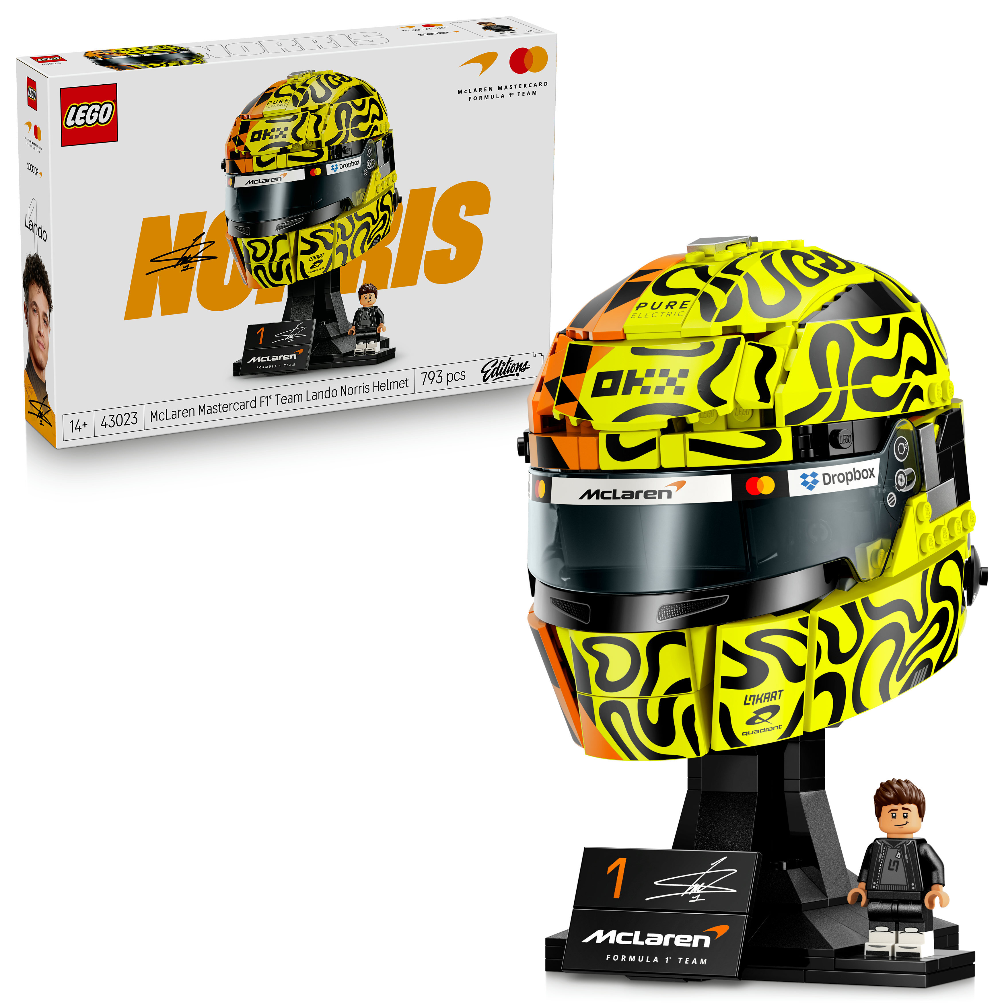 43023 McLaren Mastercard F1® Team Lando Norris 頭盔