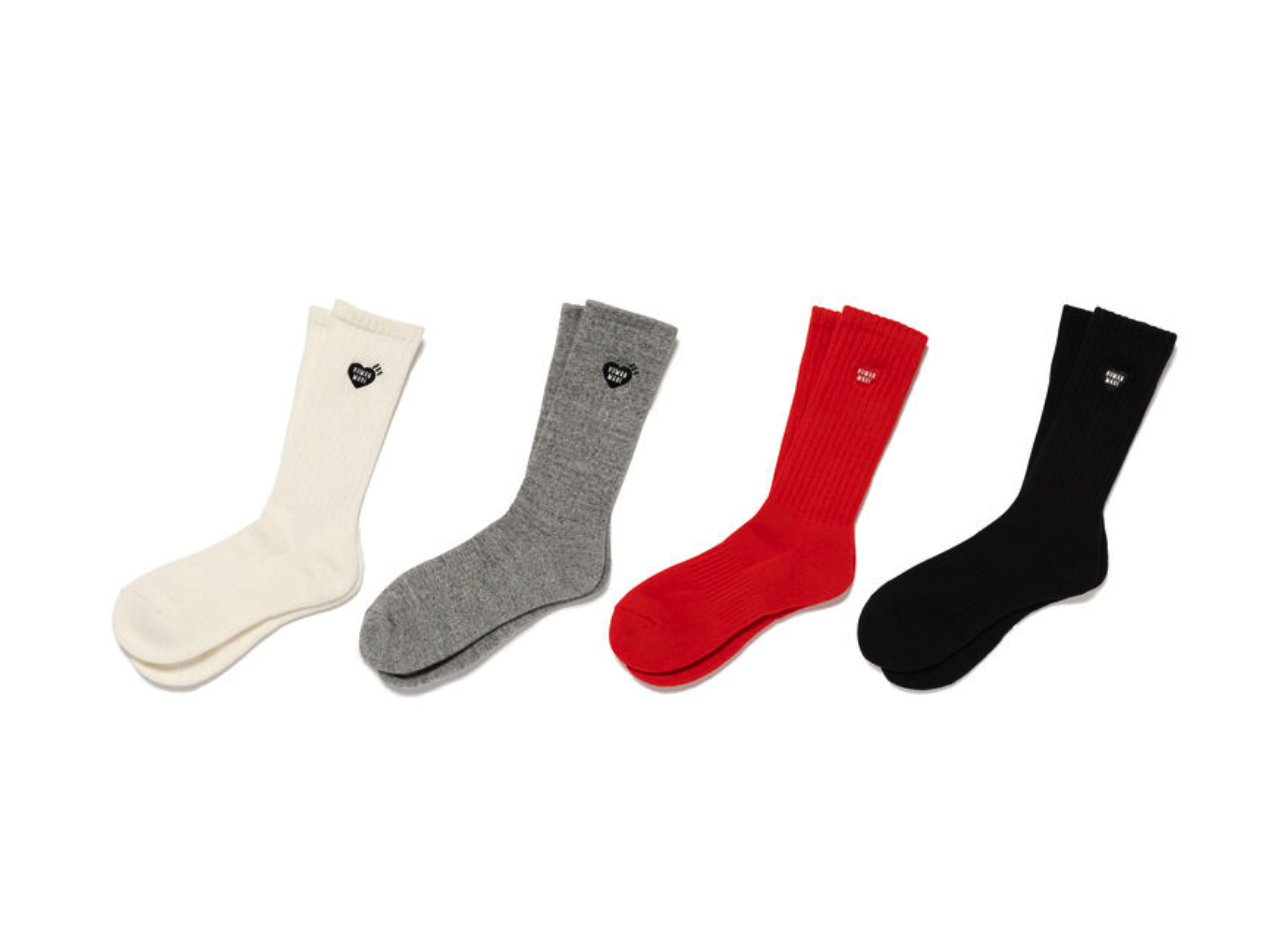 【日本限時連線🇯🇵  6/6 早上10:00（台灣時間） 準時收單 ✈️ 】Humanmade PILE SOCKS 愛心長襪 HM31GD060