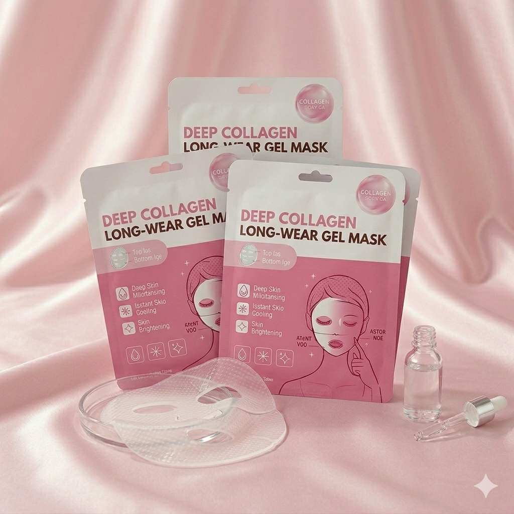 預訂6月下旬到【skindaum微分子膠原蛋白水凝膠面膜 4片】