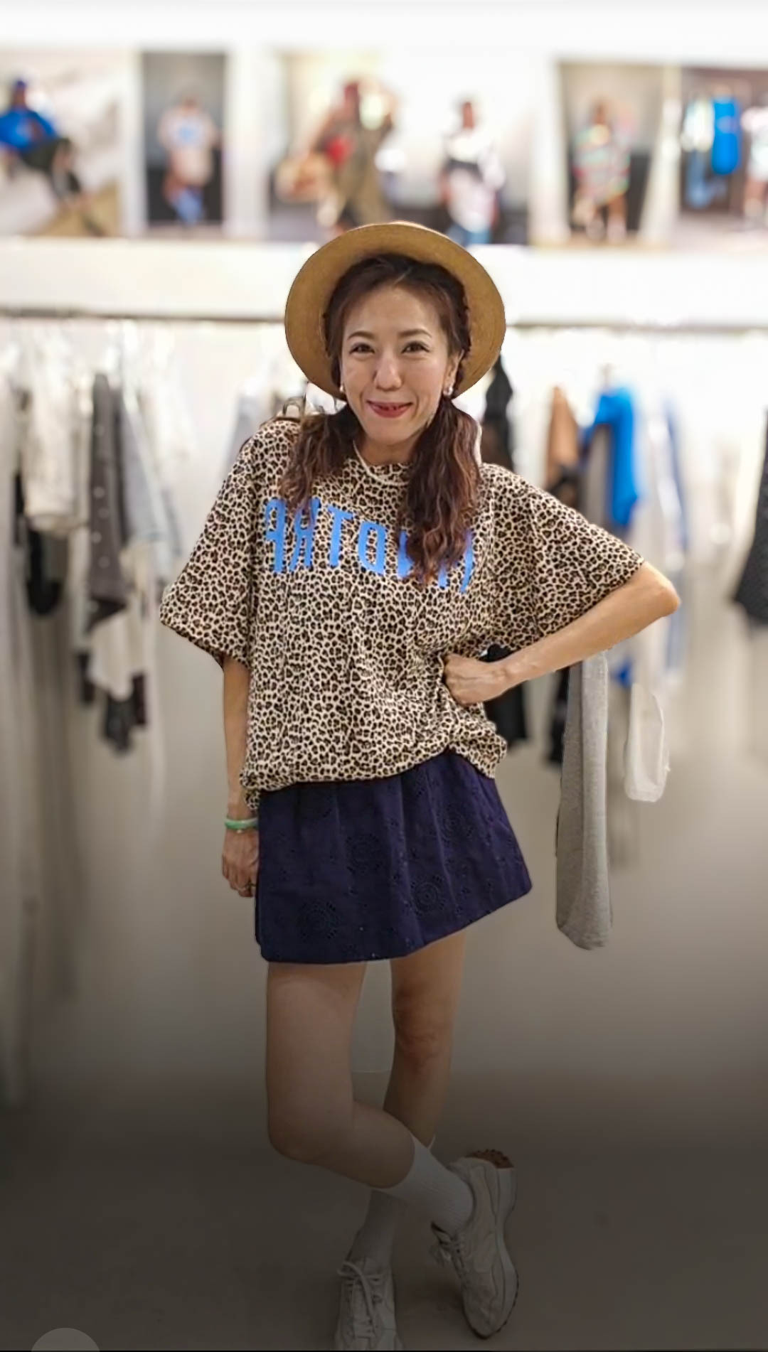 🎈K4326  ▶️豹紋上衣 👉B:120cm L:75cm👈