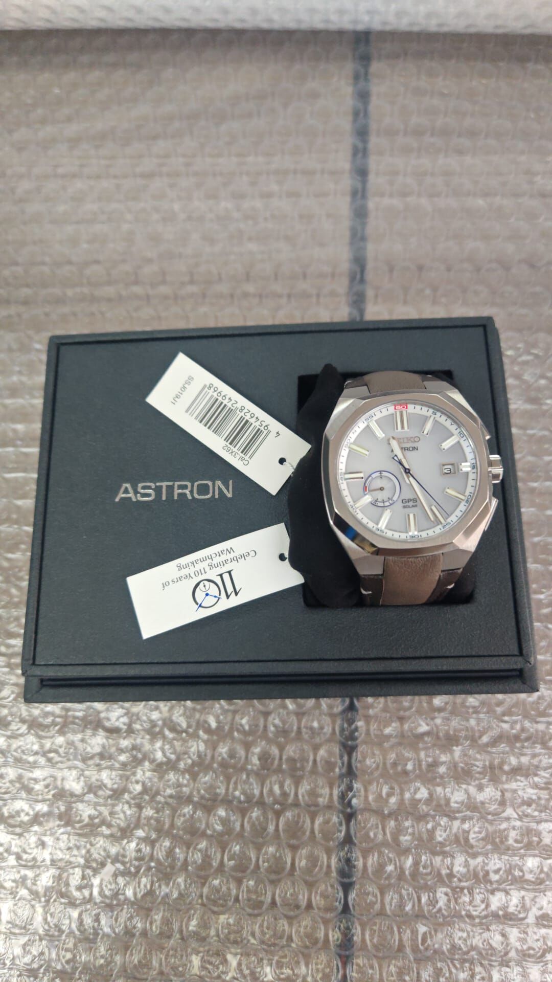 精工 SEIKO  Astron 製錶110週年 限量 太陽能 GPS鈦金屬腕錶 SSJ019J1 SSJ019  SBXD019 Seiko 110th Anniversary ‘Laurel’ Limited Edition Astron GPS Solar Watch