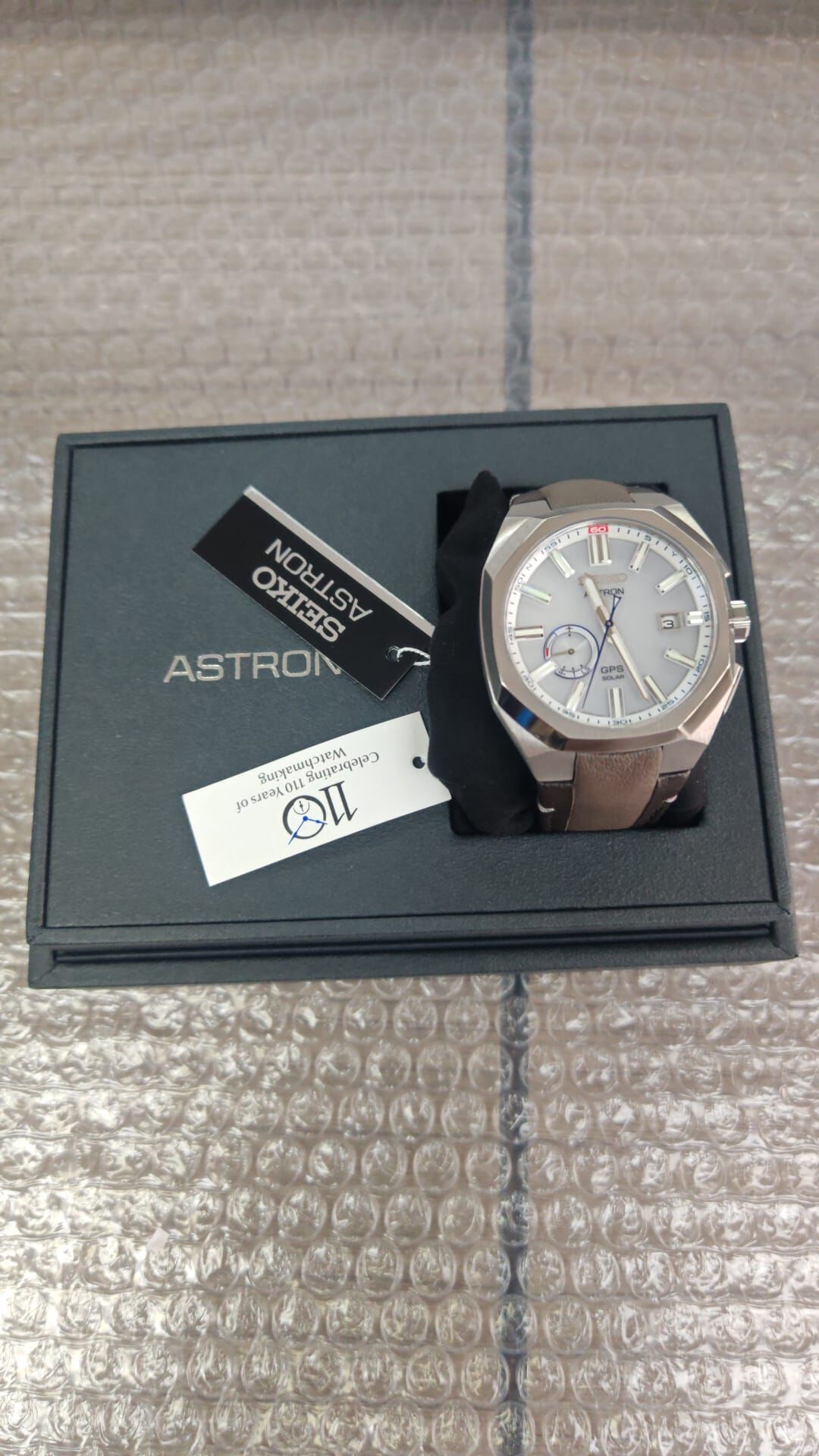 精工 SEIKO  Astron 製錶110週年 限量 太陽能 GPS鈦金屬腕錶 SSJ019J1 SSJ019  SBXD019 Seiko 110th Anniversary ‘Laurel’ Limited Edition Astron GPS Solar Watch