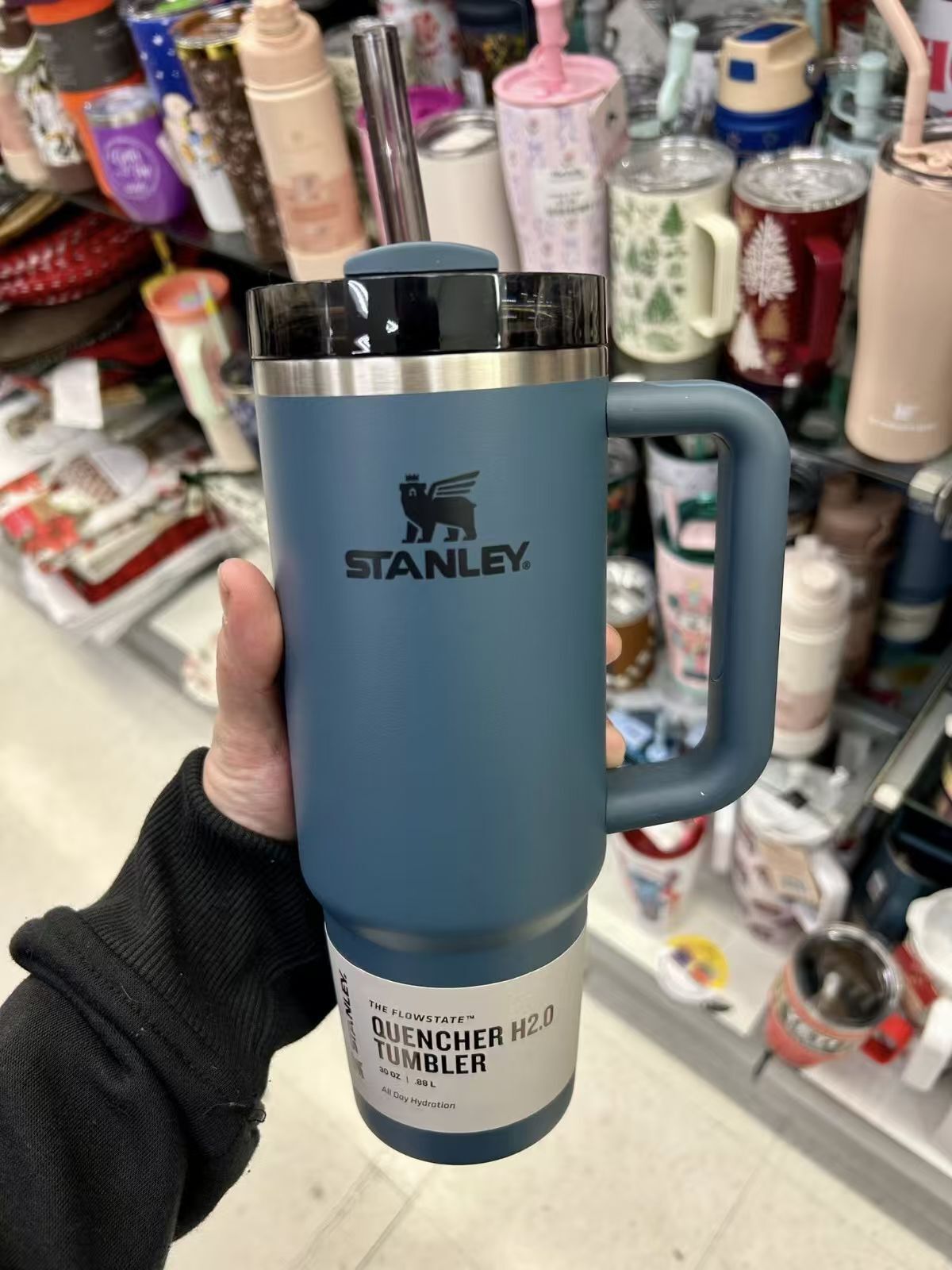 【預購】STANLEY H060302 吸管隨行杯 1.18L (藍綠色)