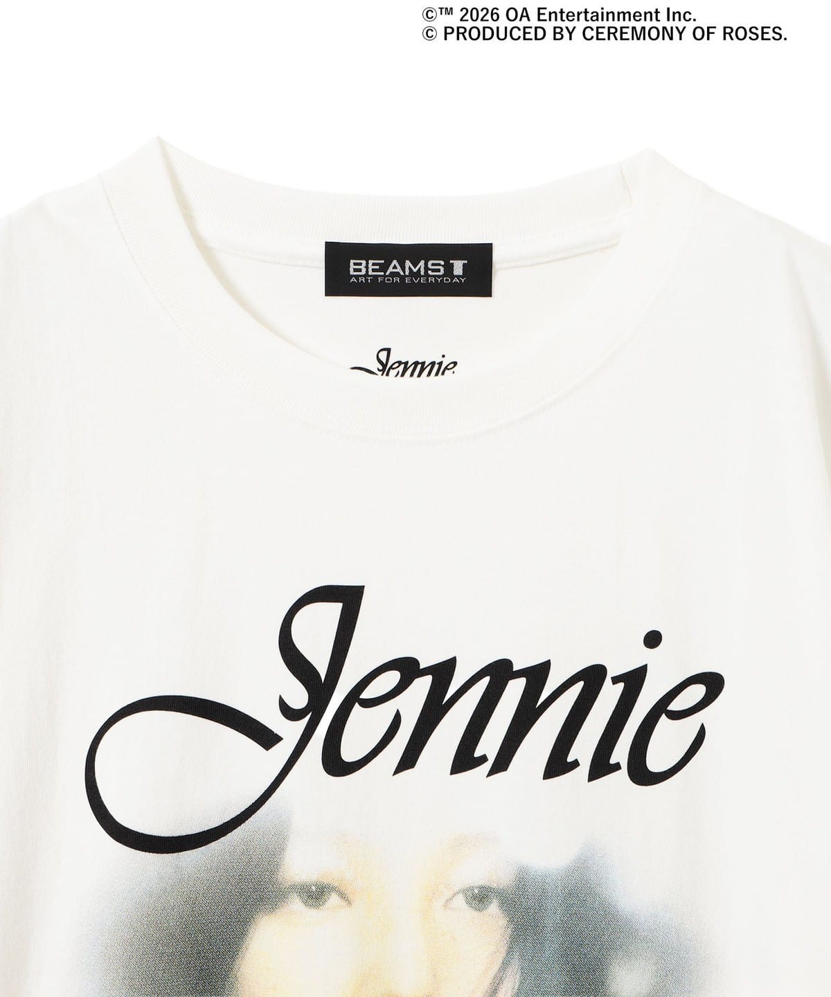預購┃BEAMS JENNIE / PhotoT-shirt① 白色照片 短T