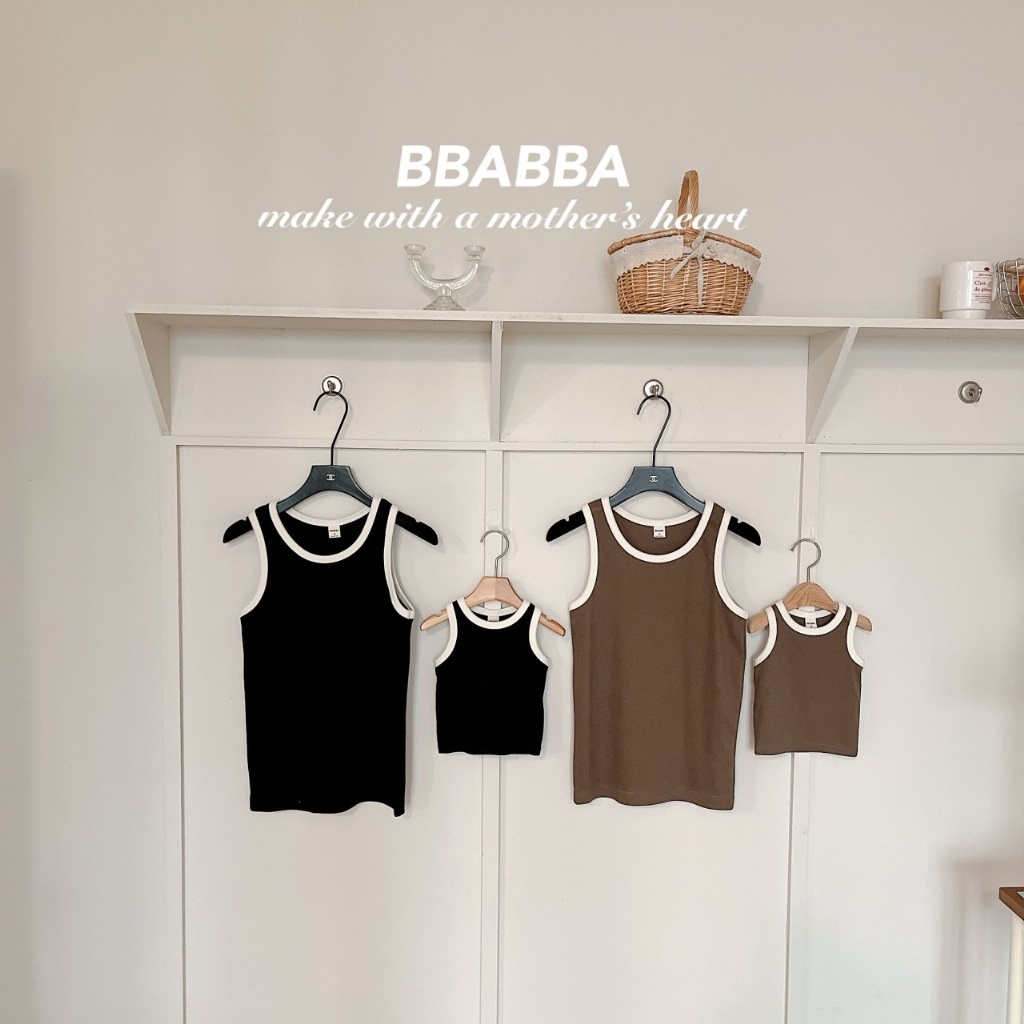 韓國🇰🇷BBABBA 滾邊百搭背心(S-M/Freesize)