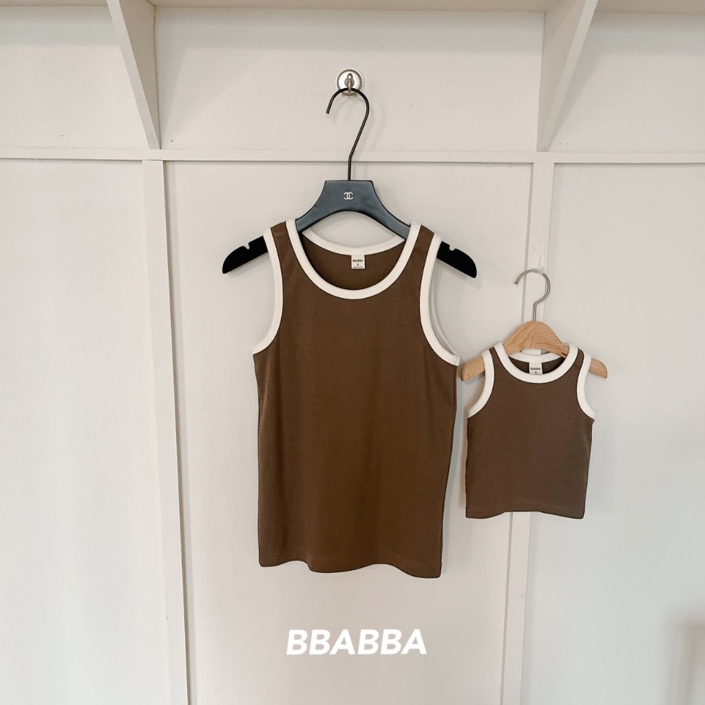 韓國🇰🇷BBABBA 滾邊百搭背心(S-M/Freesize)