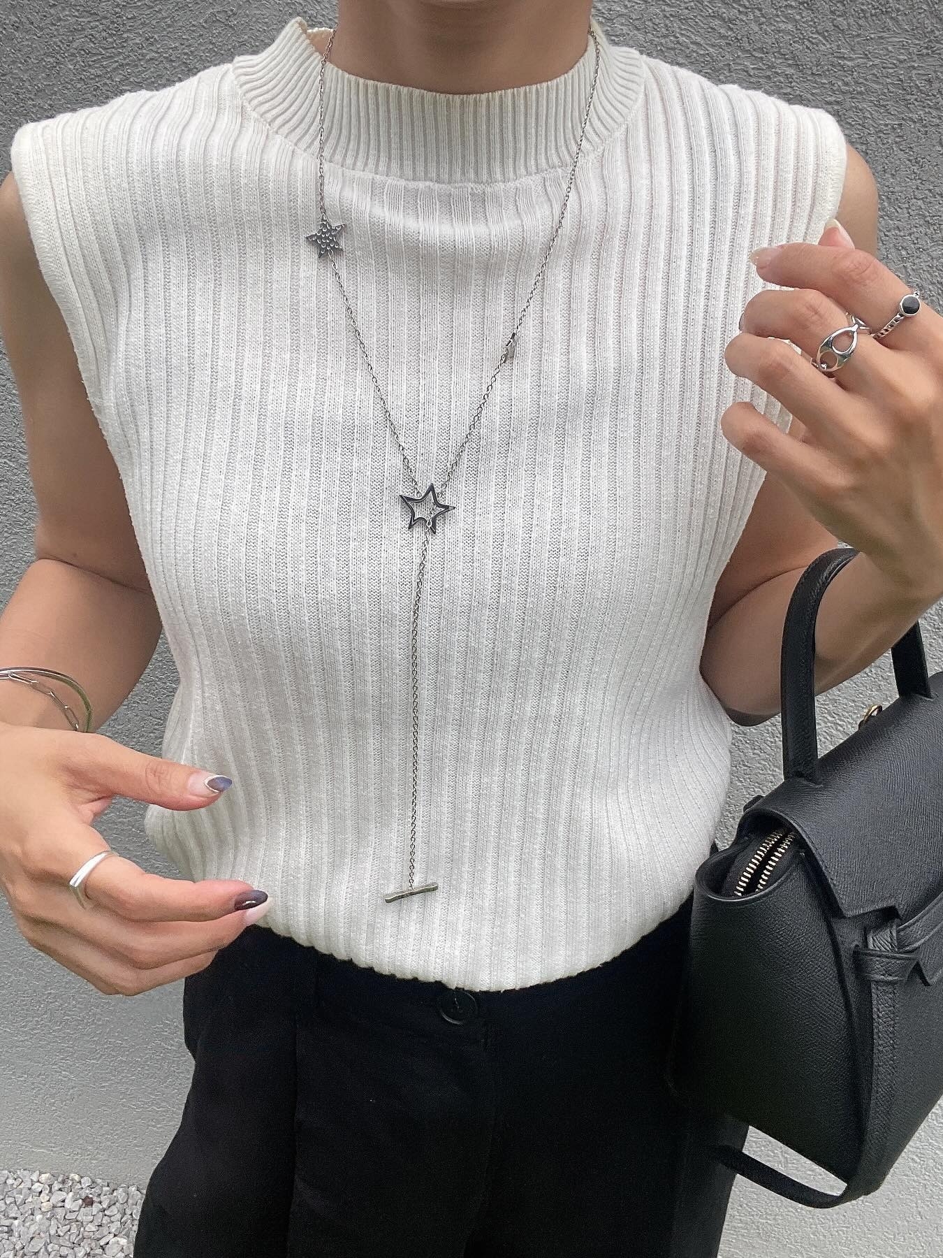 original long star necklace