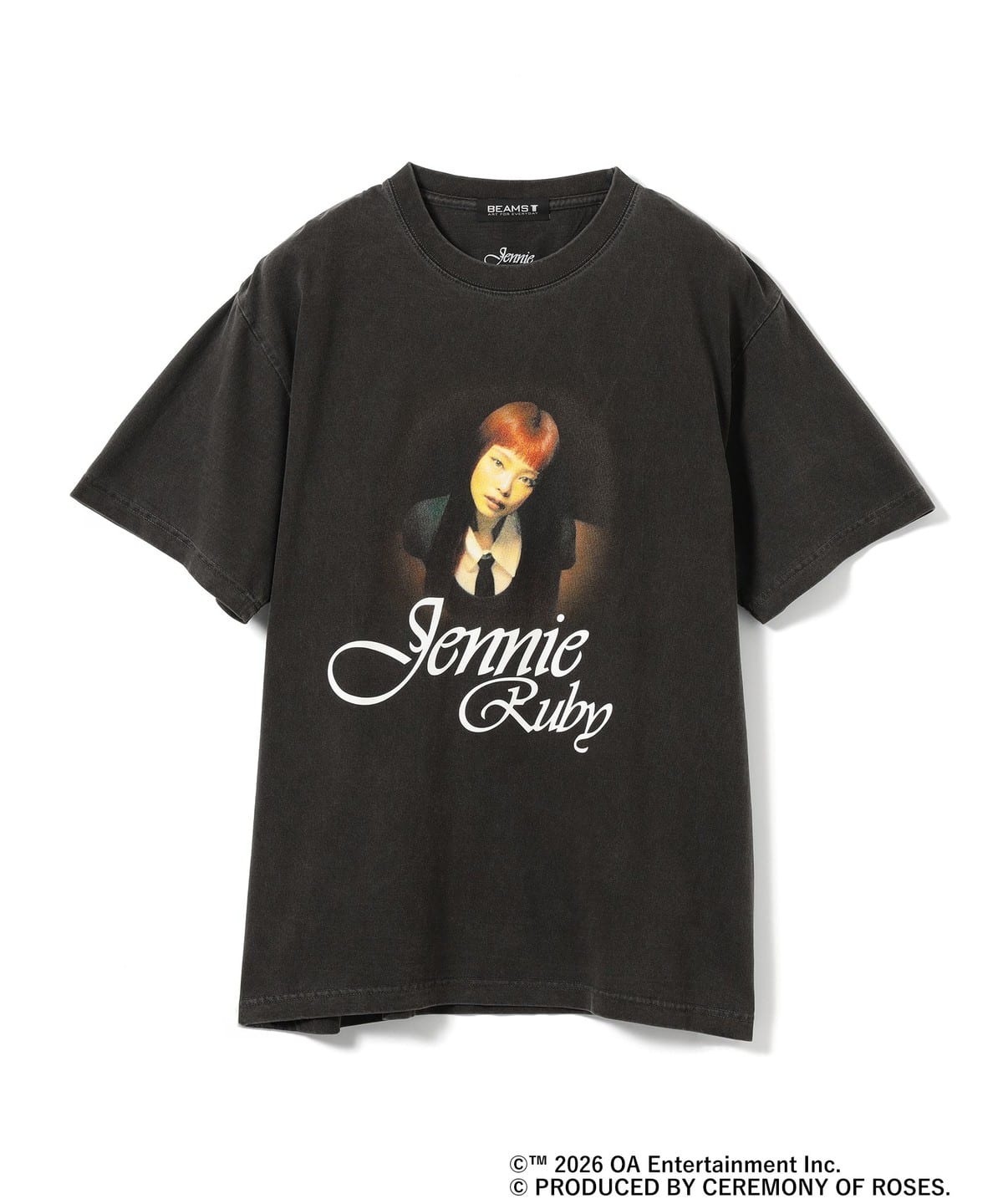預購┃BEAMS JENNIE / PhotoT-shirt② 水洗灰 黑灰 專輯紀念T 照片 短T