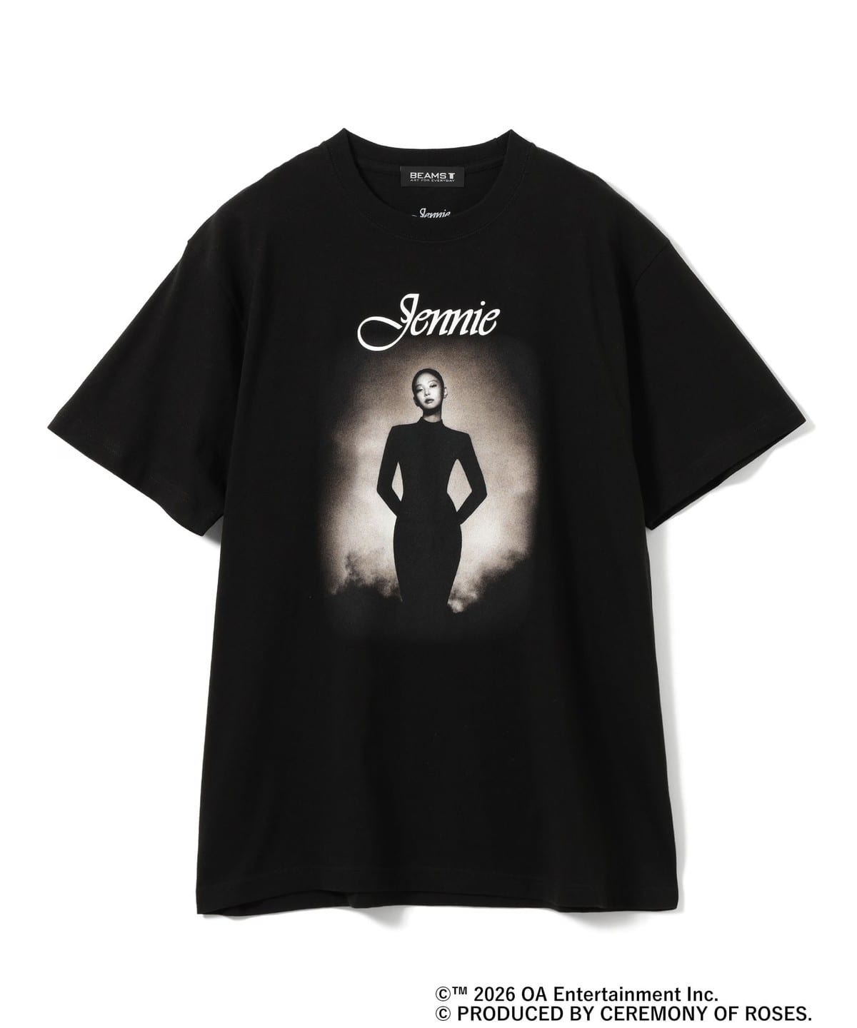 預購┃BEAMS JENNIE / PhotoT-shirt③ 黑色 專輯紀念T 照片 短T