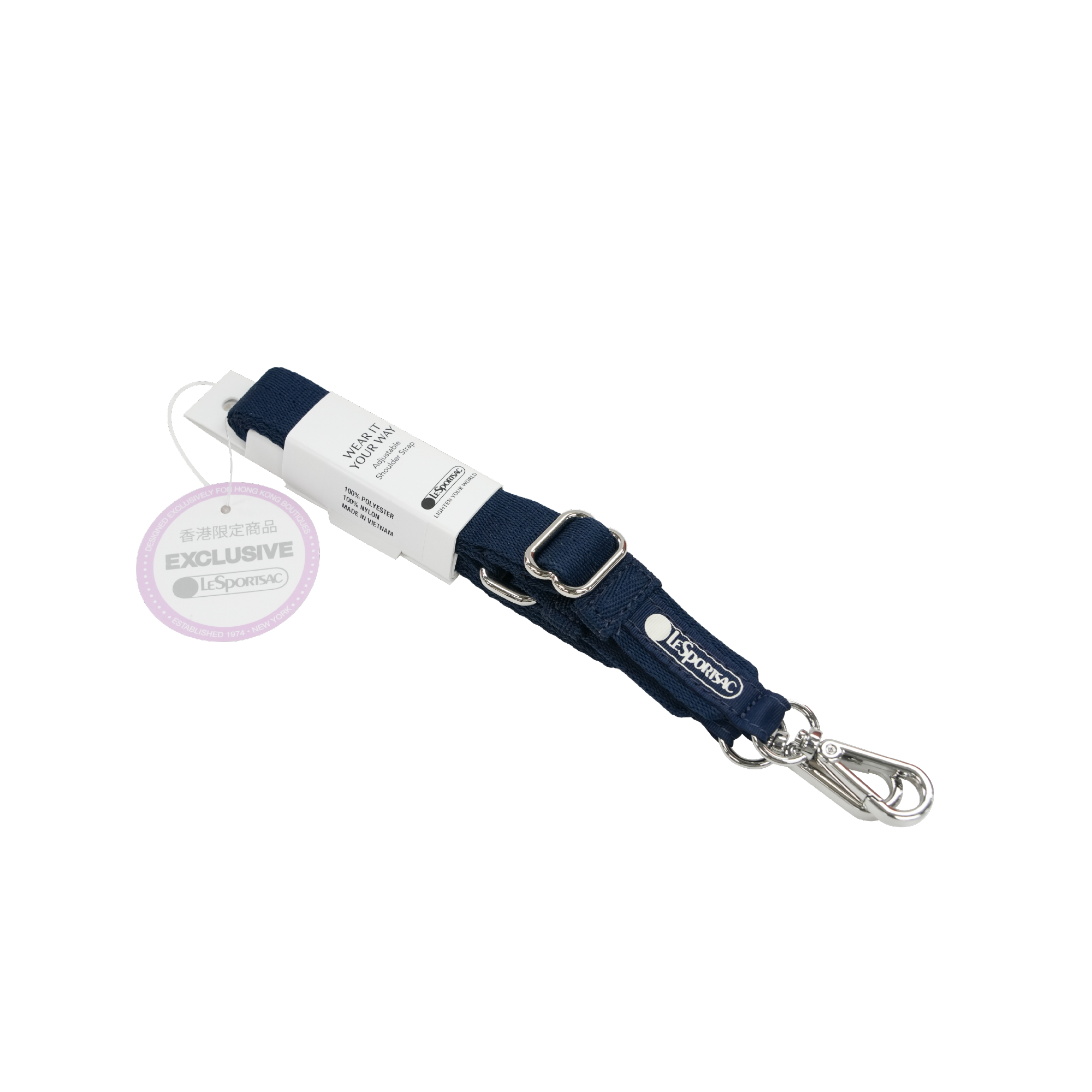 2CM 可拆式調節肩帶 (CLASSIC NAVY STRAP)