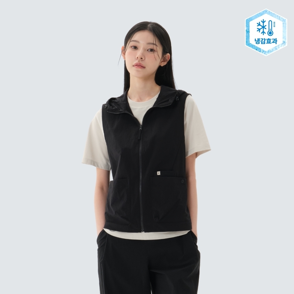【代購】 韓國限定 Snow Peak 科技工裝立體連帽休閒背心外套 S26MWRVE65 朴圭瑛同款
