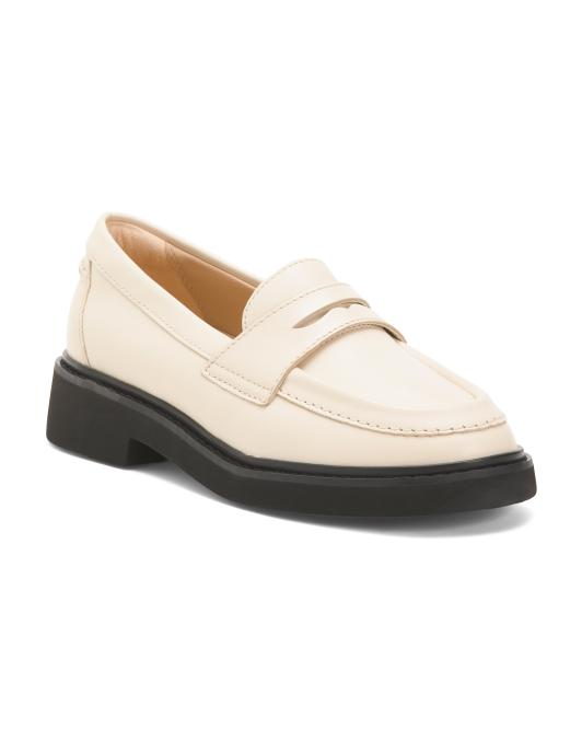 【預購】Clarks H060312 真皮 Splend Edge 舒適樂福鞋（白色）