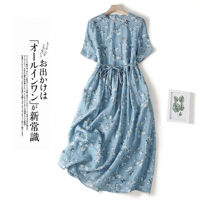 v-neckline-floral-dress,碎花洋裝