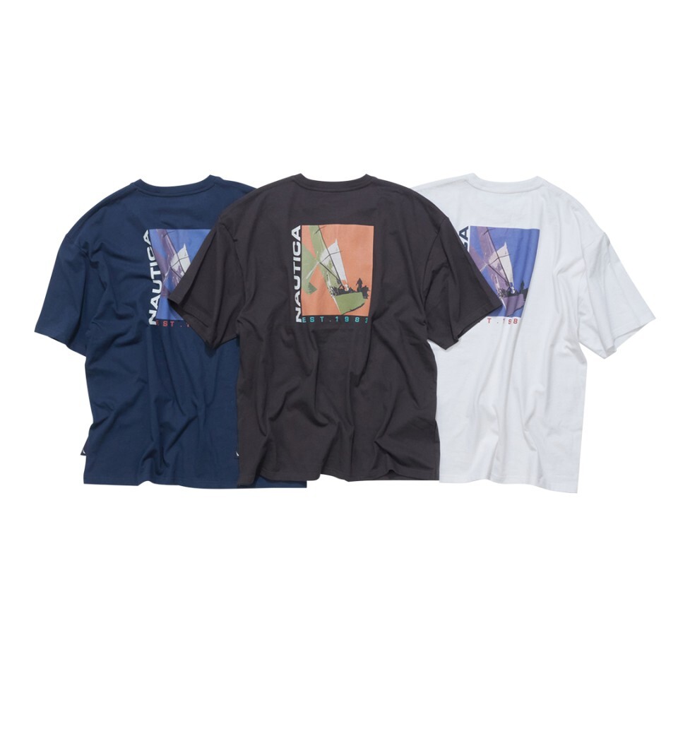 "代購" Nautica SAILING VERTICAL S/S TEE 復古帆船短T NTS5686