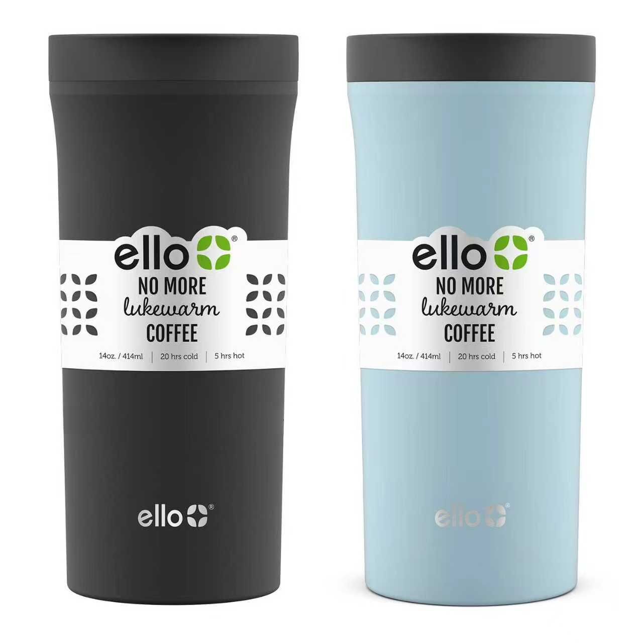 【預購】Ello H060315 Arabica 不銹鋼保溫杯 (415ml x 2個裝)