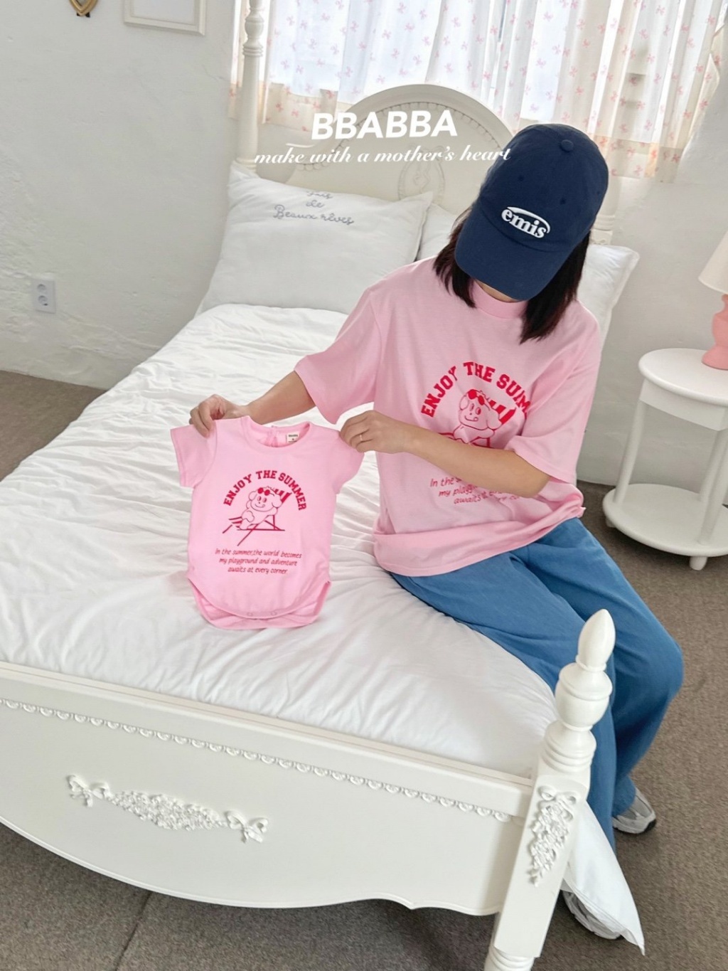 韓國🇰🇷BBABBA 渡假小狗親子裝(S-M/Freesize)