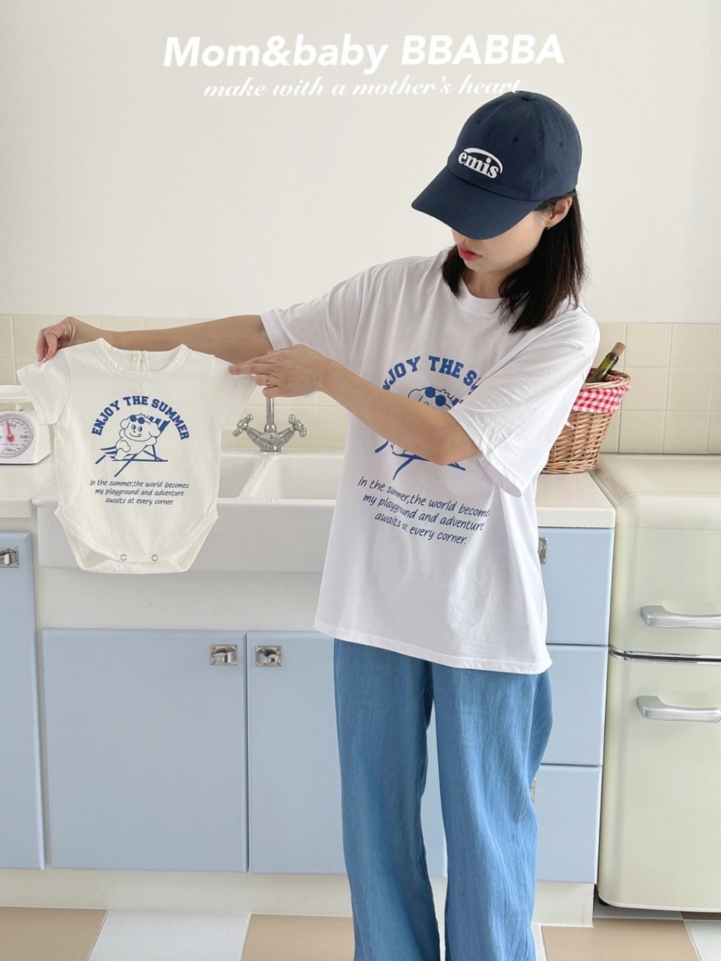 韓國🇰🇷BBABBA 渡假小狗親子裝(S-M/Freesize)