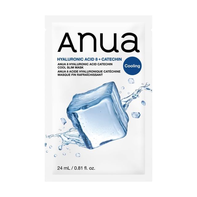 Anua 透明質酸8+綠茶冷感鎮靜緊緻面膜 5+1片