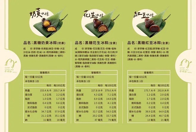 【急凍貨】台灣直送 千巧谷・綜合冰粽禮盒(8入)  (預售)
