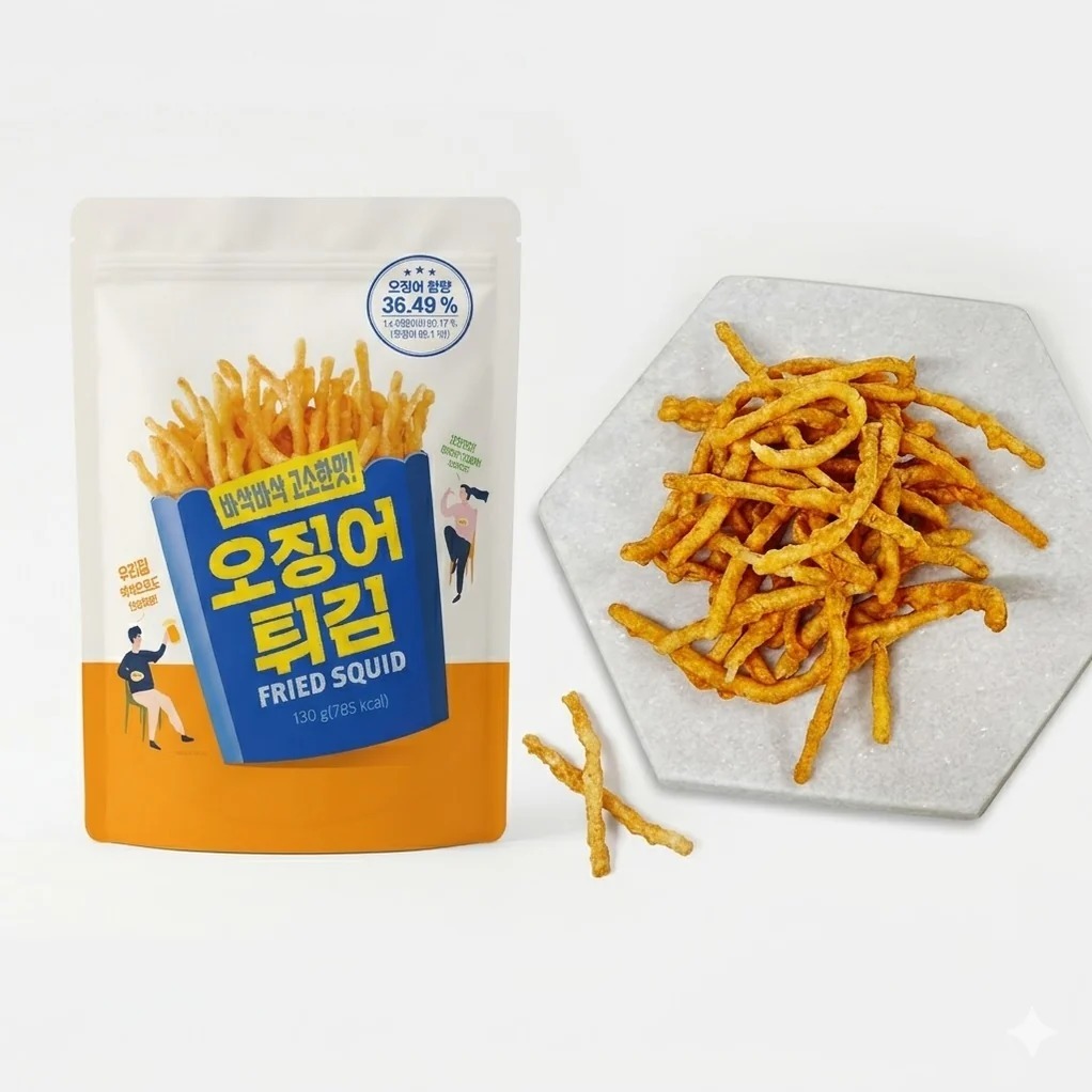 No Brand 酥炸魷魚絲小食 (130g) (EXP:2026.10.21)
