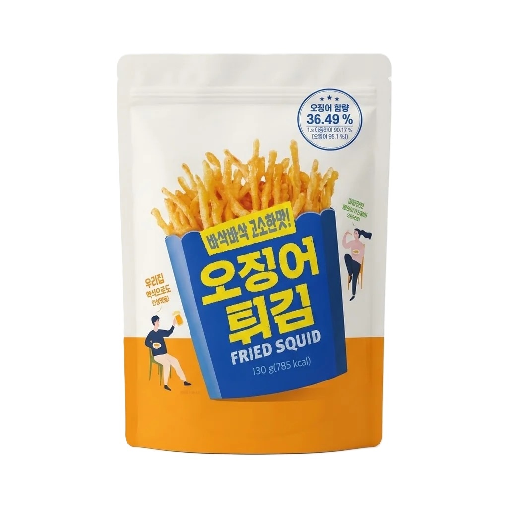 No Brand 酥炸魷魚絲小食 (130g) (EXP:2026.10.21)