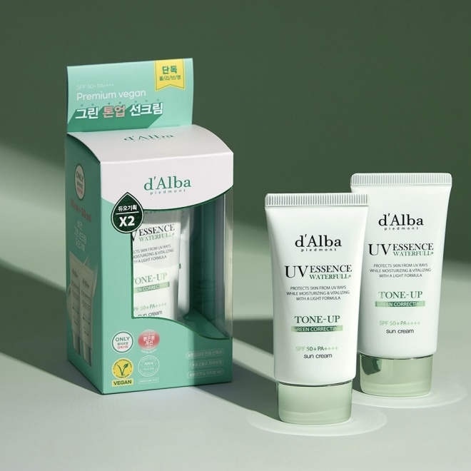 d'Alba 淨透茶樹超微導提亮防曬乳防曬乳set (50ml+50ml)