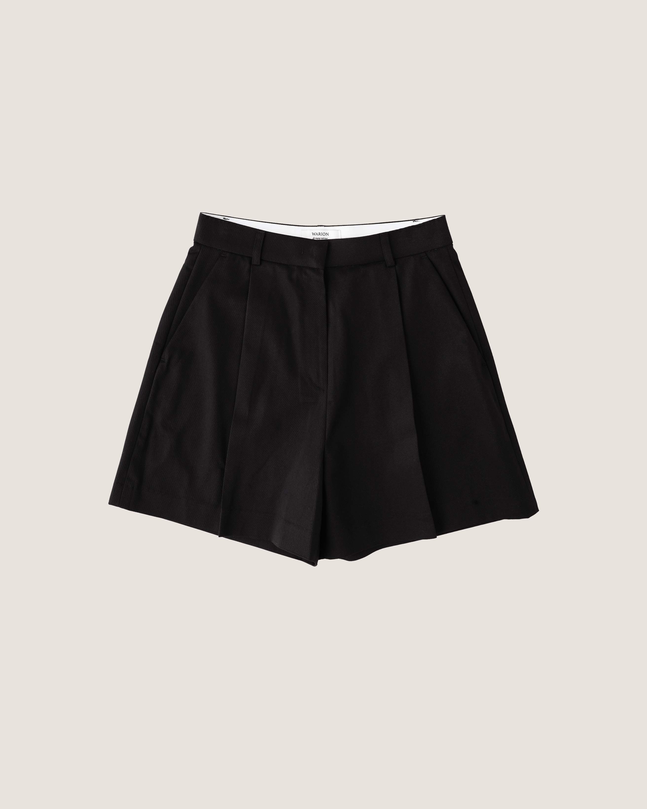 Lou Lou Pleated Shorts - Black