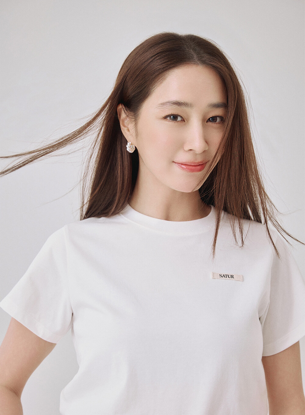 【即時收看直播減至$175一件！重温減至$185一件😱🔥】【韓國大熱品牌😍朴圭瑛SEVENTEEN同款！】【SATUR】(W) Supima Basic Crewneck T-Shirt (4 Colors)