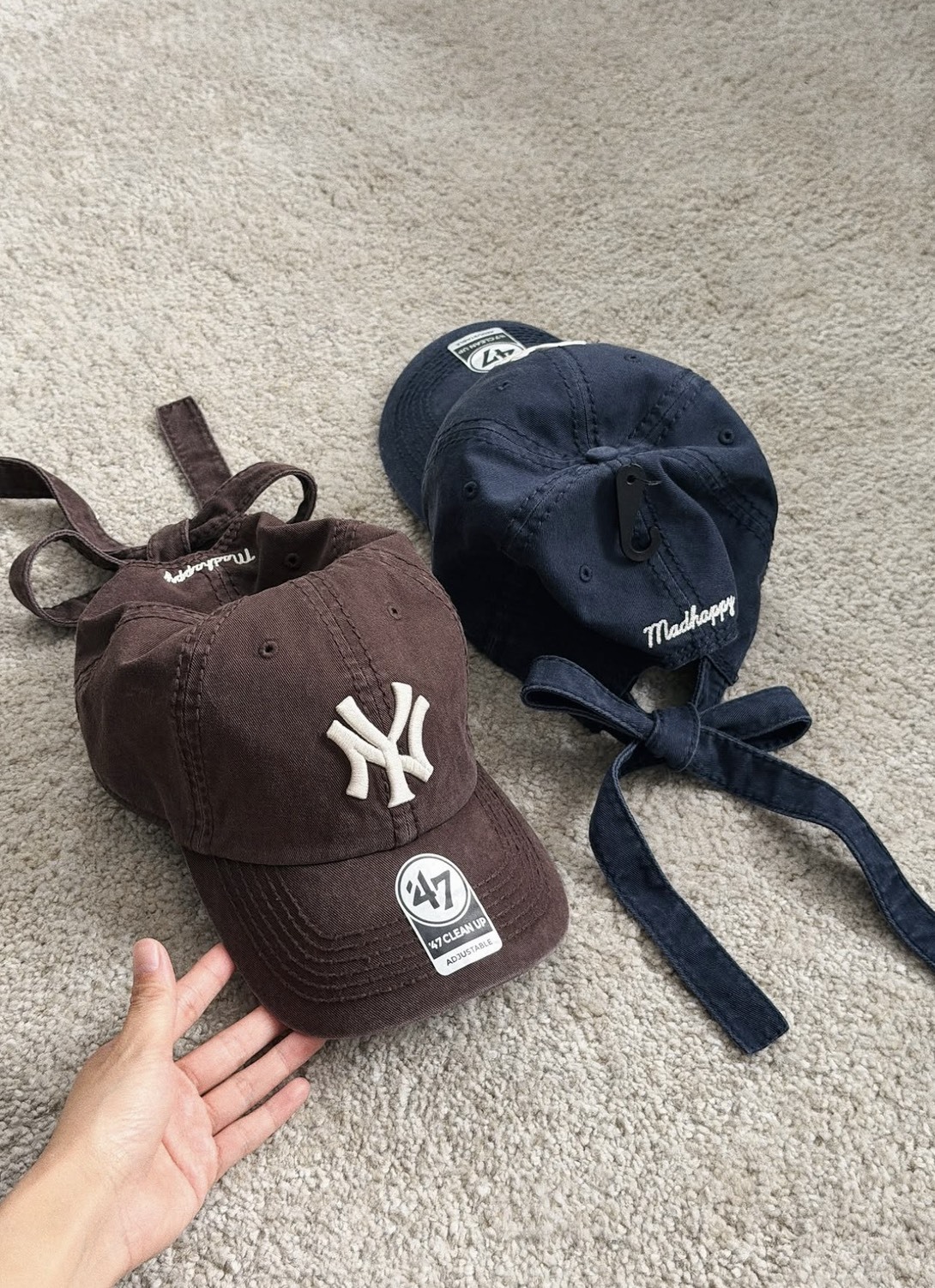 #預購 🇯🇵日本 madhappy Yankees Washed Bowtie Hat 蝴蝶結棒球帽