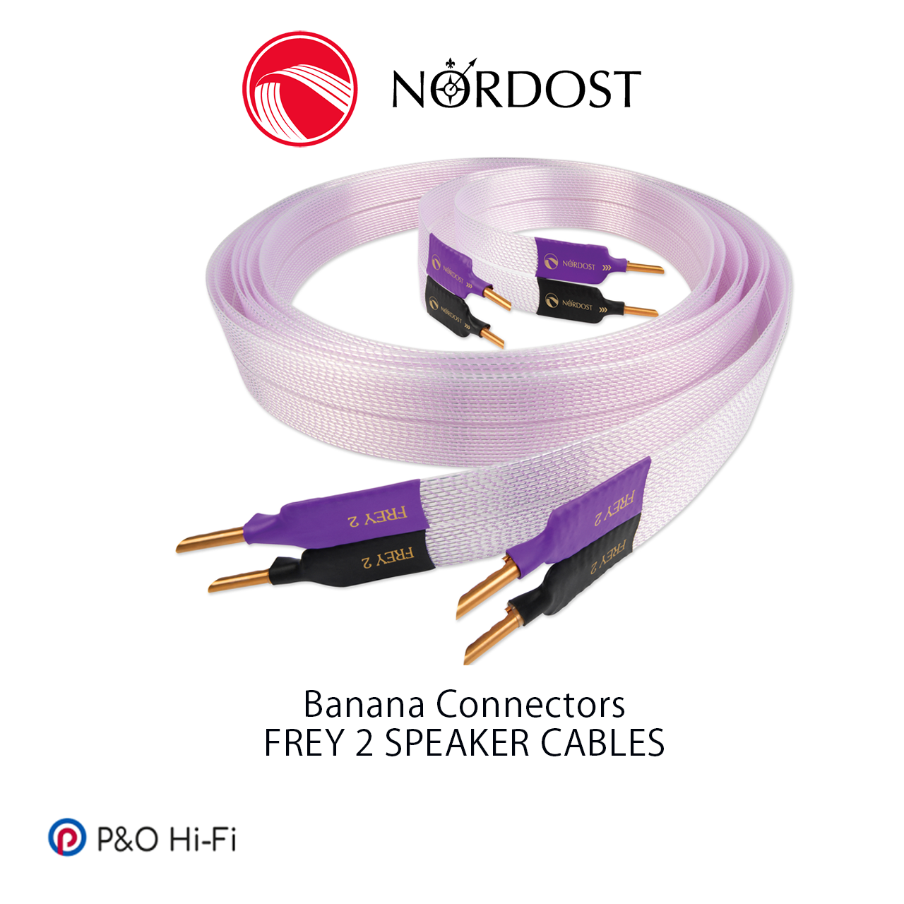 NORDOST FREY 2 喇叭線 (蕉插)(一對)
