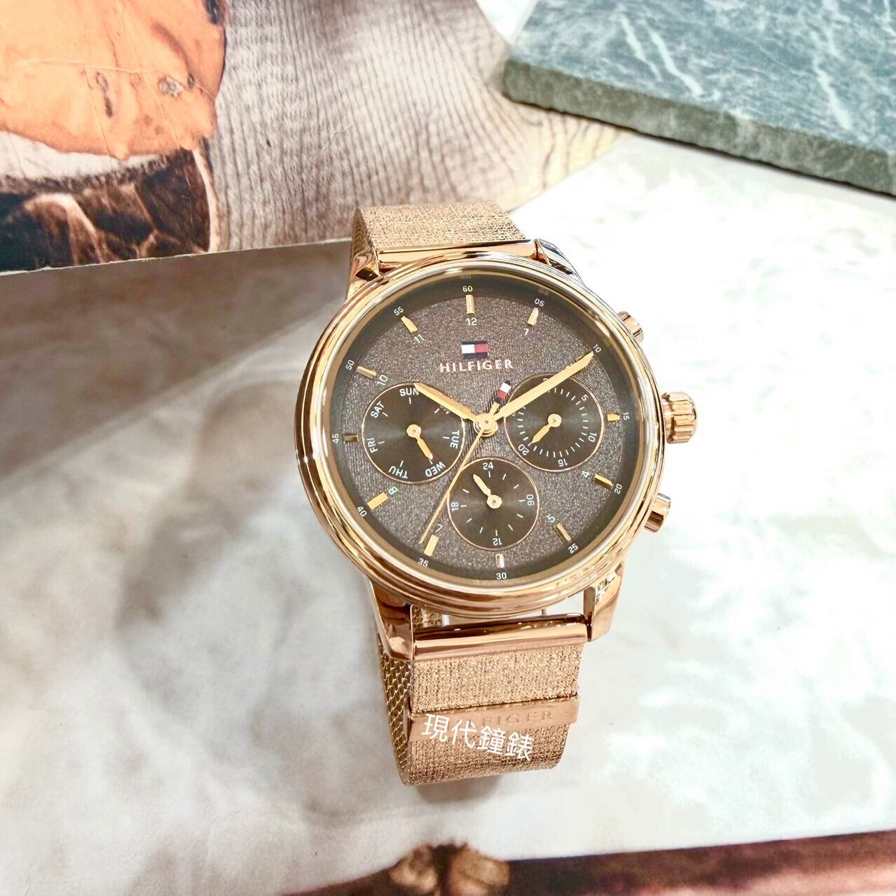 【Tommy Hilfiger】都會風格石英女錶1782864 34mm 現代鐘錶