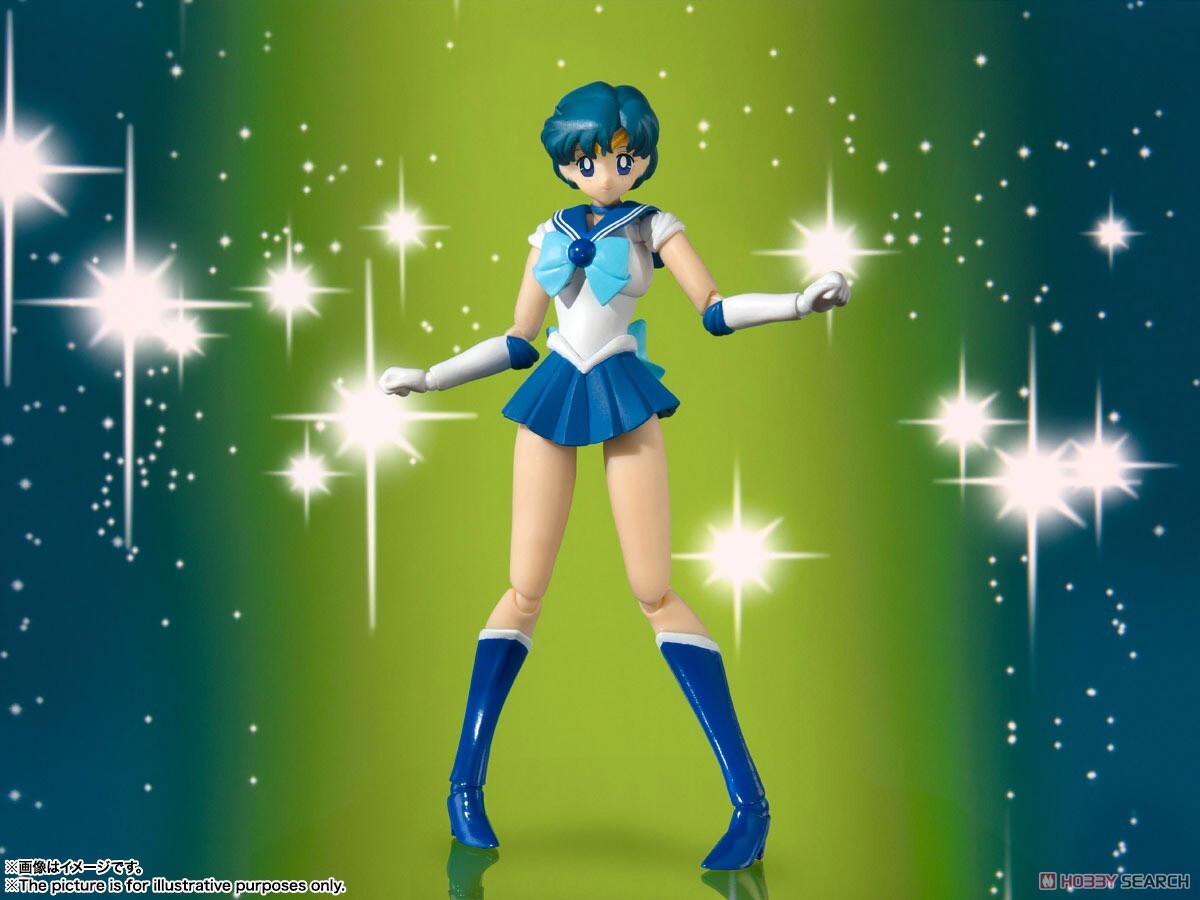 萬代 SHF 水手水星 美少女戰士 可動完成品
