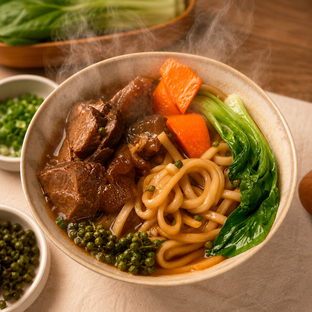 【露營懶人料理】藤椒牛肉麵 800g