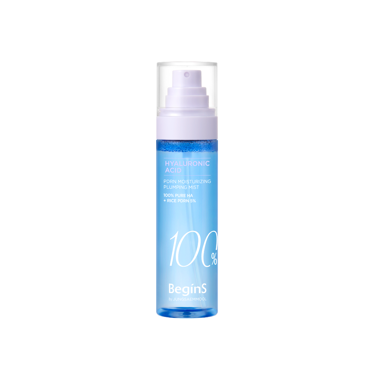 JUNG SAEM MOOL BEAUTY BeginS by Blue Hydrangea Hyaluronic Acid 100 PDRN Moisturizing Plumping Mist