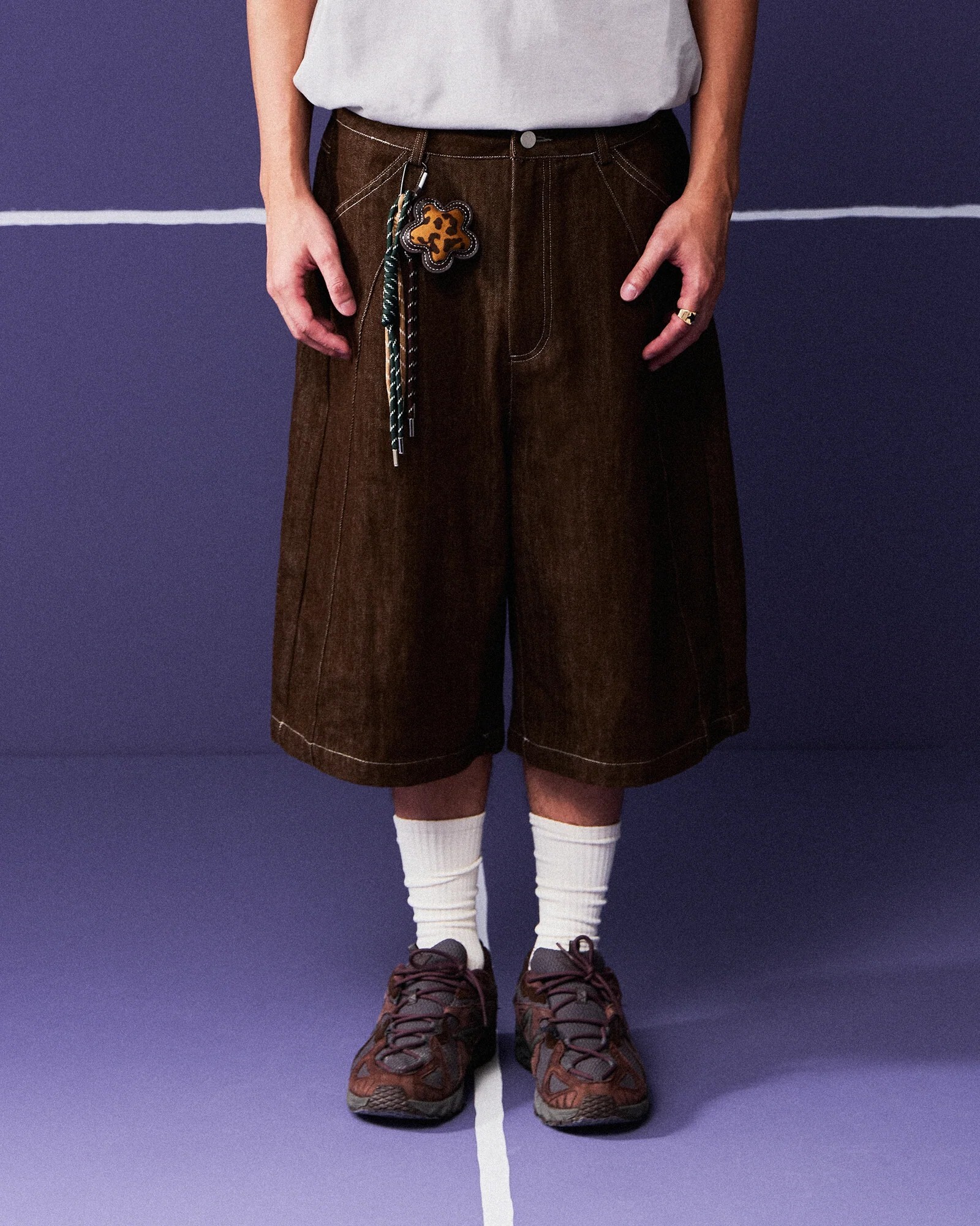 theElems Denim Jorts 七分 牛仔褲