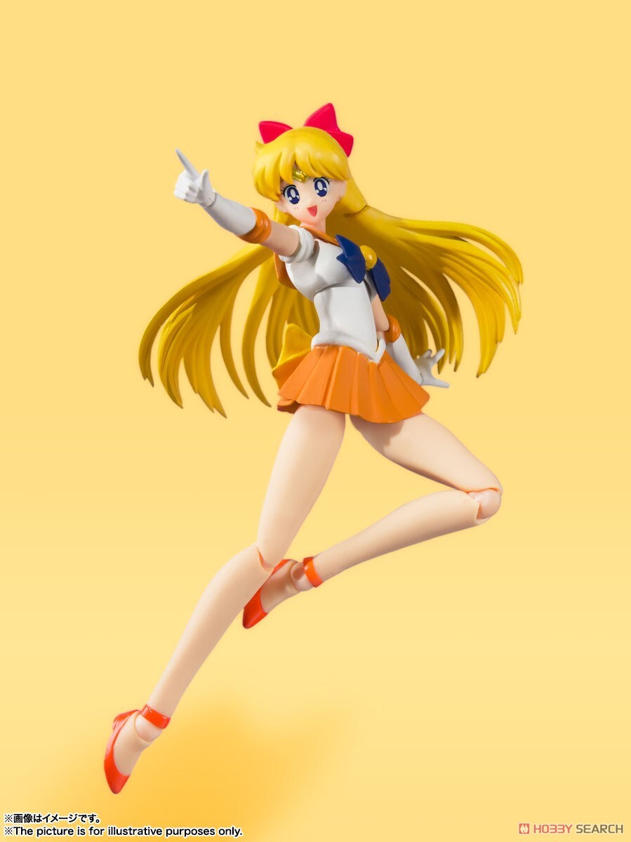 萬代 SHF 水手金星 愛野美奈子 動畫配色版 美少女戰士 可動完成品