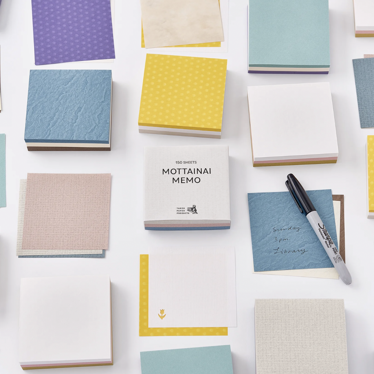 竹尾／MOTTAINAI MEMO PAD／assorted系列
