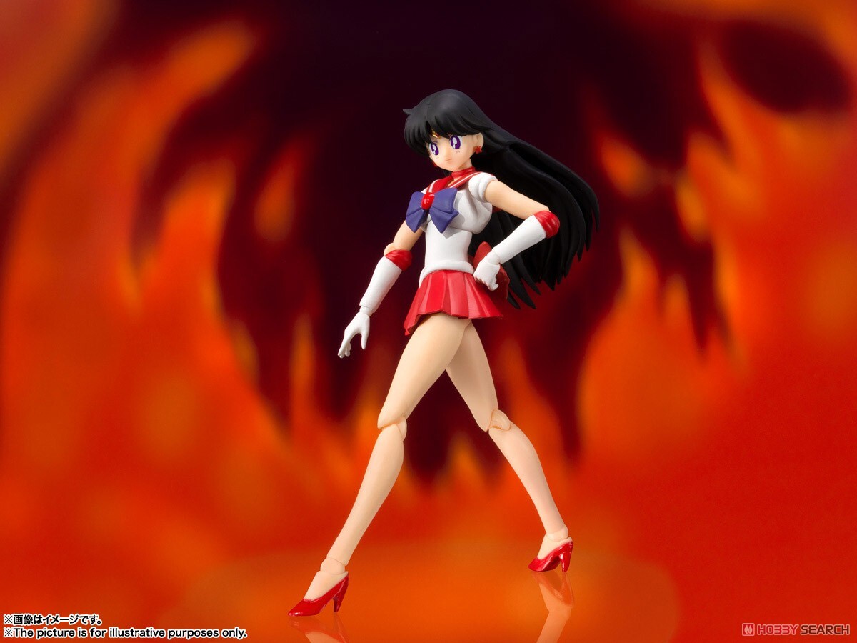 萬代 SHF 水手火星 火野麗 動畫配色版 美少女戰士 可動完成品