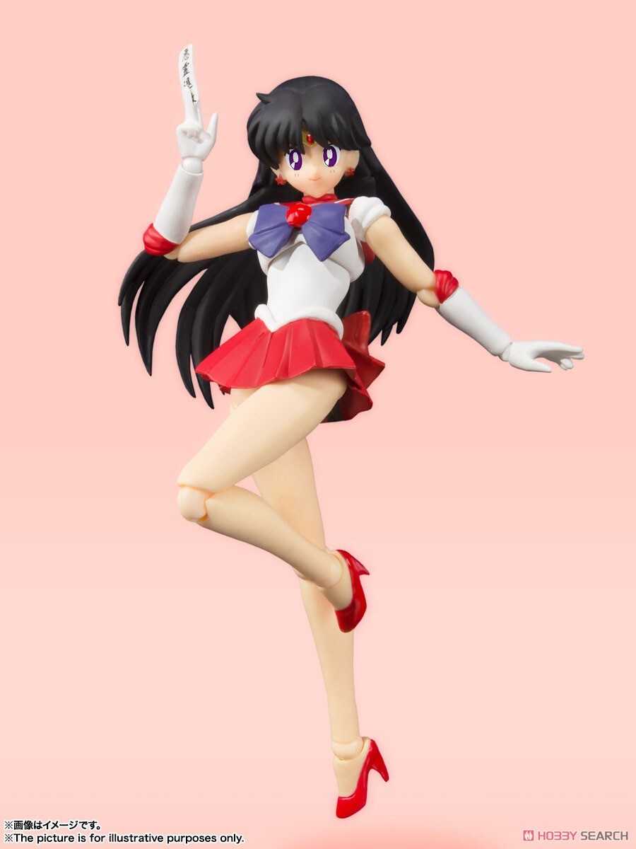 萬代 SHF 水手火星 火野麗 動畫配色版 美少女戰士 可動完成品