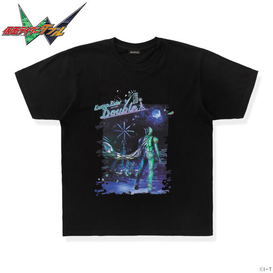 252235 Pbandai 預訂 2026/8月 仮面ライダーＷ サイクロンジョーカーと風都背景　Ｔシャツ