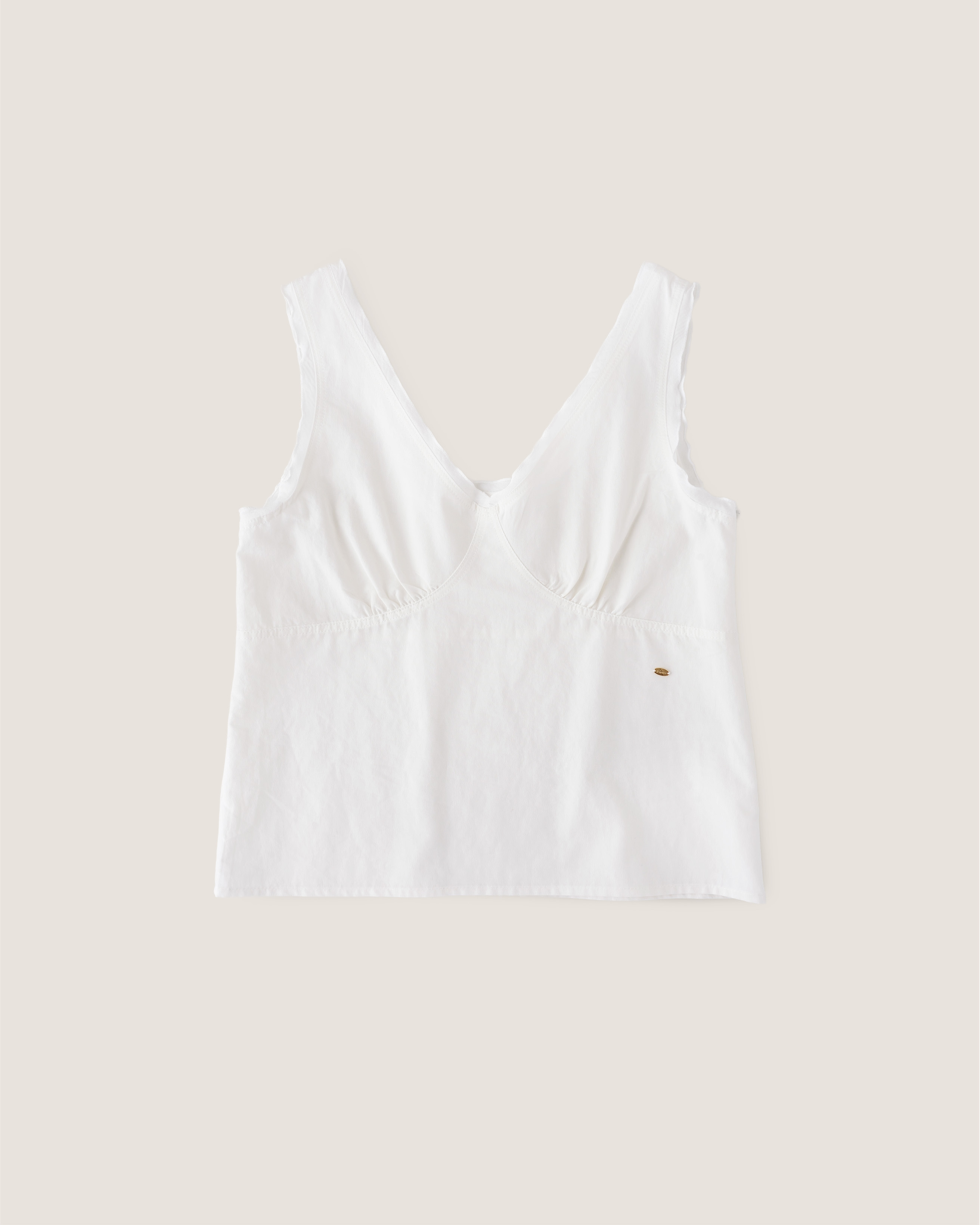 Mia Sleeveless - White
