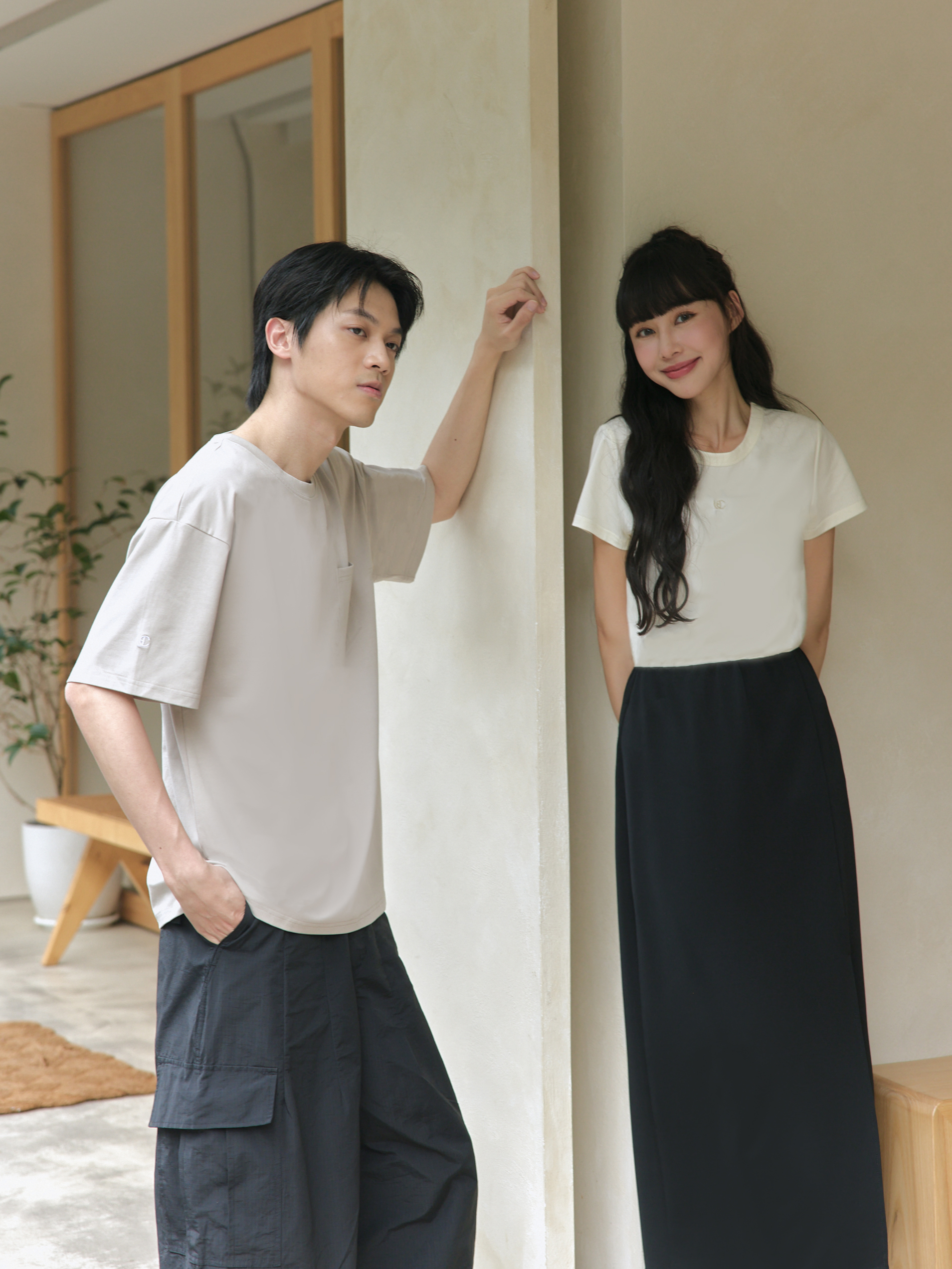自訂 涼感冰絲修身品牌T-女版