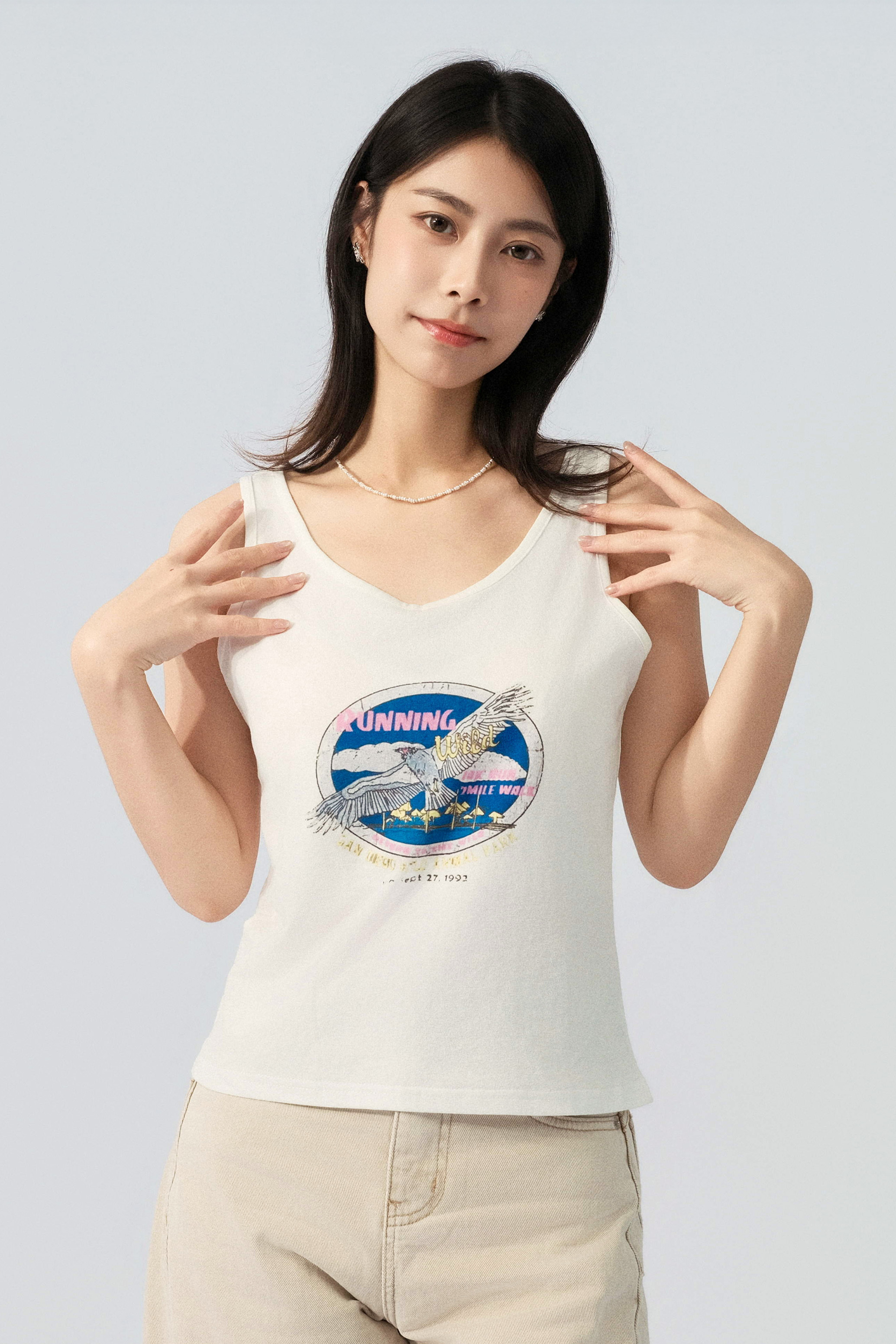 復古飛鷹印花背心（預購產品）