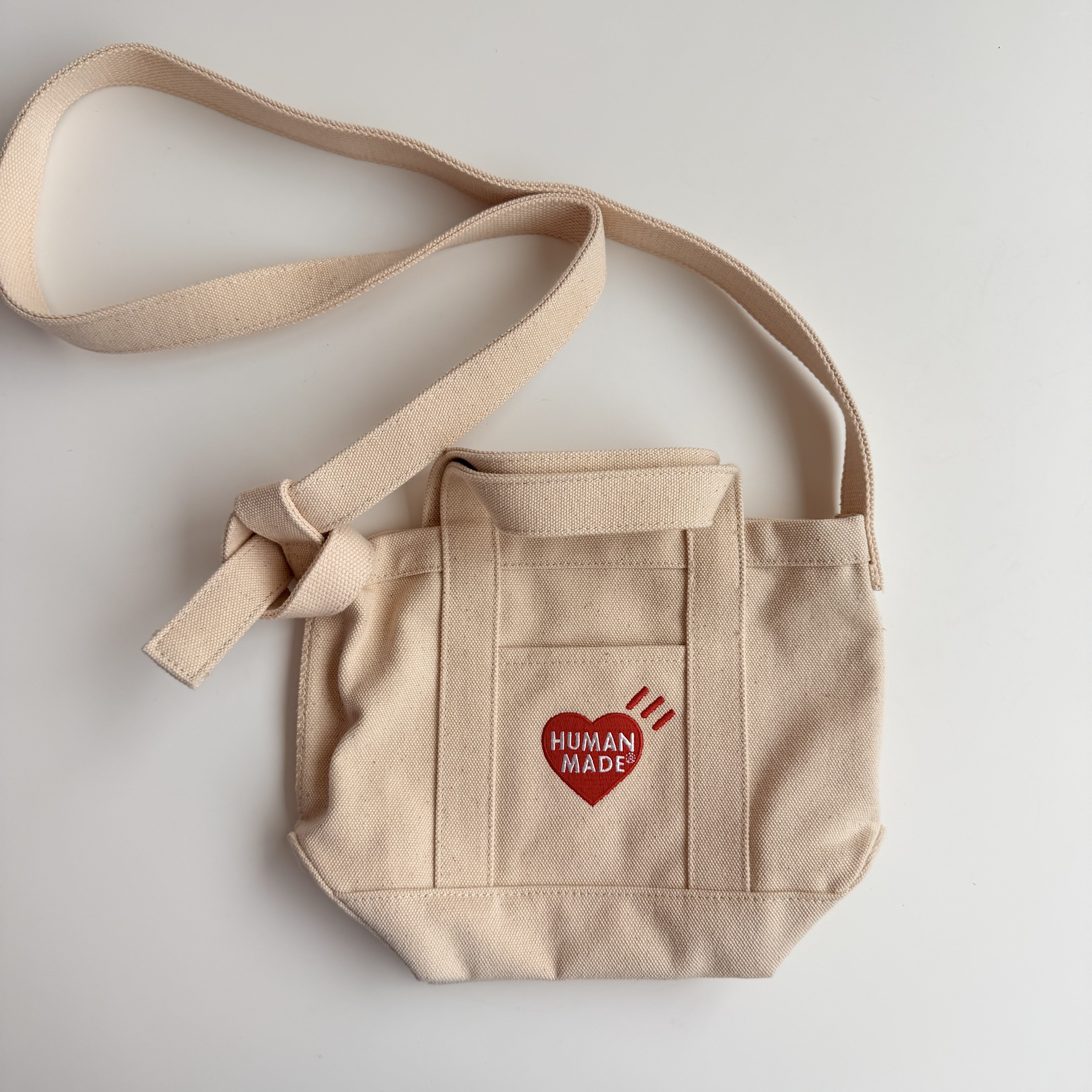 現貨折扣出清┃HUMAN MADE Mini Shoulder Bag 迷你 帆布包 側背包 小包