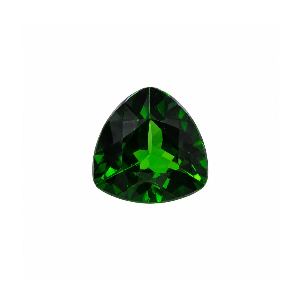 Natural Diopside Triangular Loose Gemstone
