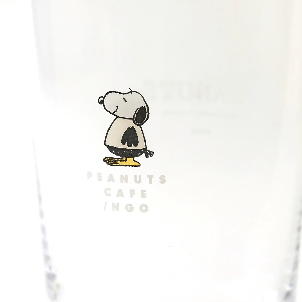 【 限量現貨 】日本代購 Snoopy Cafe 鵜鶘寬口玻璃杯 510ml