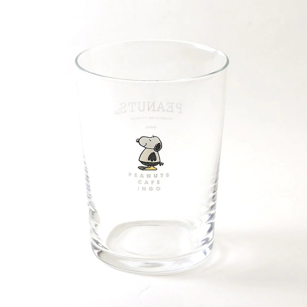 【 限量現貨 】日本代購 Snoopy Cafe 鵜鶘寬口玻璃杯 510ml