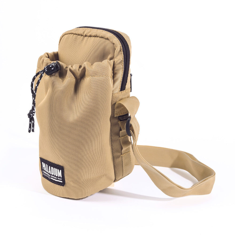 PALLADIUM BOTTLE BAG 黑 沙 綠 1.5L 尼龍 防潑水 鑰匙圈 可調節背帶 隨身小包 肩背包 斜背包 水壺包【BG626】